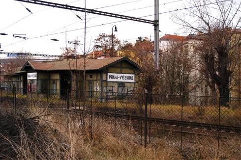 čekárna nádraží Vyšehrad, fotografie František Vrbecký